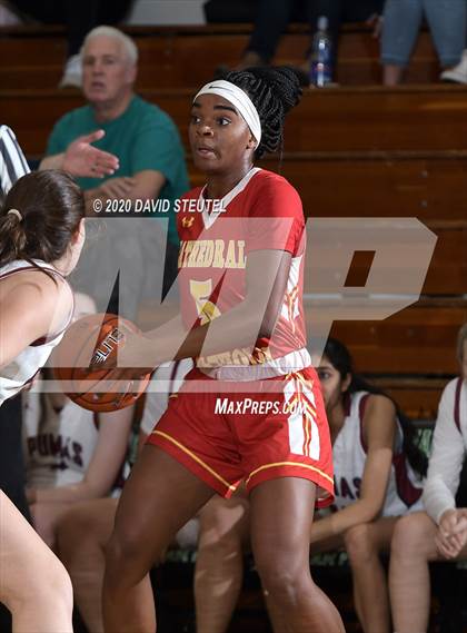 Thumbnail 3 in Cathedral Catholic vs. Perry (MLK Showcase) photogallery.