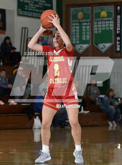 Thumbnail 1 in Cathedral Catholic vs. Perry (MLK Showcase) photogallery.