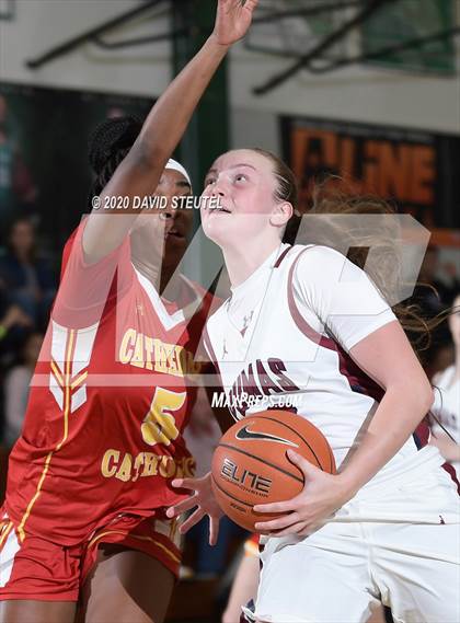 Thumbnail 2 in Cathedral Catholic vs. Perry (MLK Showcase) photogallery.