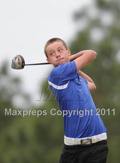 Thumbnail 3 in NCHSAA 4A Boys Golf Championships (Day 2) photogallery.