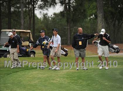 Thumbnail 3 in NCHSAA 4A Boys Golf Championships (Day 2) photogallery.