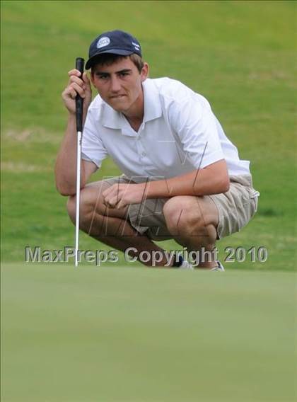 Thumbnail 3 in NCHSAA 4A Boys Golf Championships (Day 2) photogallery.