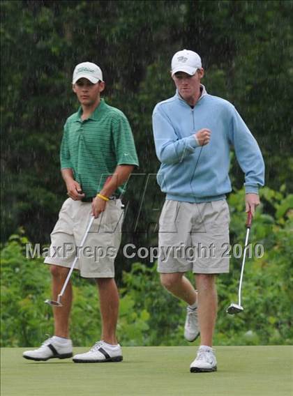 Thumbnail 3 in NCHSAA 4A Boys Golf Championships (Day 2) photogallery.