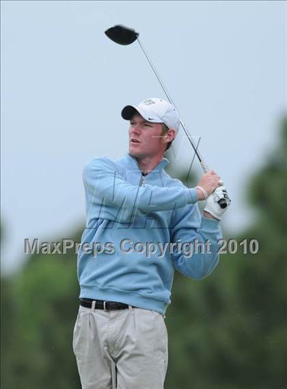 Thumbnail 3 in NCHSAA 4A Boys Golf Championships (Day 2) photogallery.