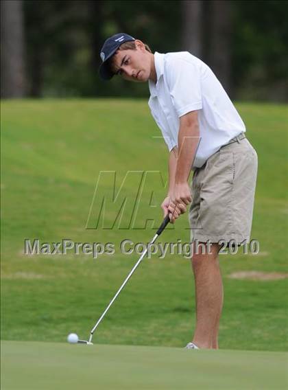 Thumbnail 1 in NCHSAA 4A Boys Golf Championships (Day 2) photogallery.
