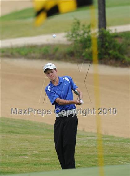 Thumbnail 1 in NCHSAA 4A Boys Golf Championships (Day 2) photogallery.