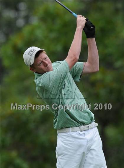 Thumbnail 1 in NCHSAA 4A Boys Golf Championships (Day 2) photogallery.