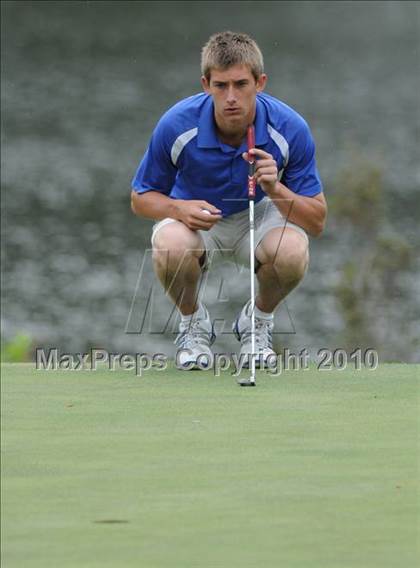 Thumbnail 3 in NCHSAA 4A Boys Golf Championships (Day 2) photogallery.