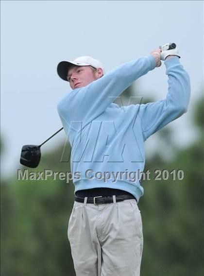 Thumbnail 3 in NCHSAA 4A Boys Golf Championships (Day 2) photogallery.