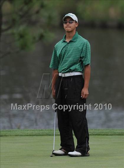 Thumbnail 3 in NCHSAA 4A Boys Golf Championships (Day 2) photogallery.