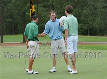 Thumbnail 3 in NCHSAA 4A Boys Golf Championships (Day 2) photogallery.