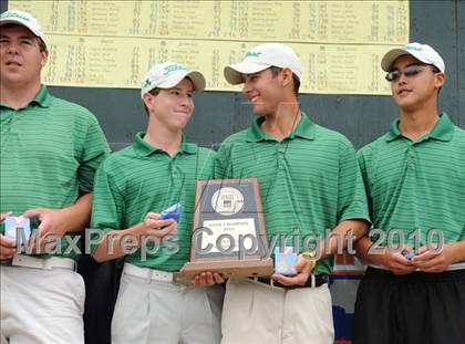 Thumbnail 1 in NCHSAA 4A Boys Golf Championships (Day 2) photogallery.