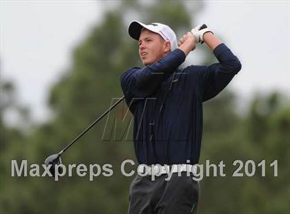 Thumbnail 3 in NCHSAA 4A Boys Golf Championships (Day 2) photogallery.