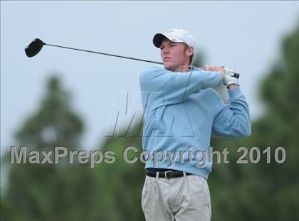 Thumbnail 1 in NCHSAA 4A Boys Golf Championships (Day 2) photogallery.