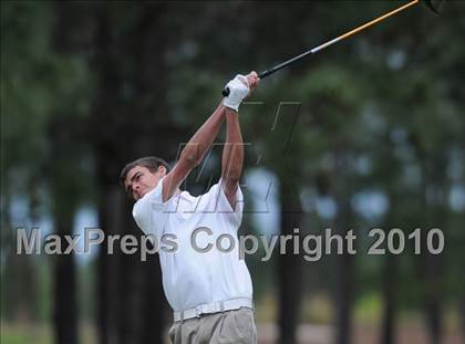 Thumbnail 1 in NCHSAA 4A Boys Golf Championships (Day 2) photogallery.