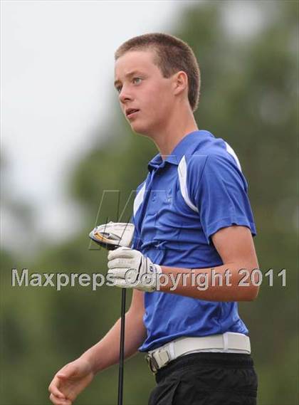 Thumbnail 1 in NCHSAA 4A Boys Golf Championships (Day 2) photogallery.