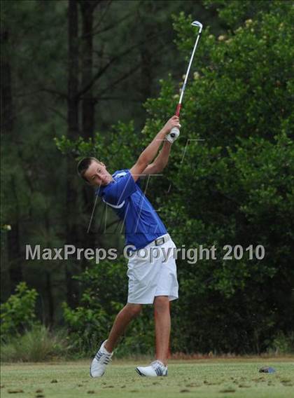 Thumbnail 3 in NCHSAA 4A Boys Golf Championships (Day 2) photogallery.