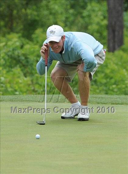 Thumbnail 3 in NCHSAA 4A Boys Golf Championships (Day 2) photogallery.