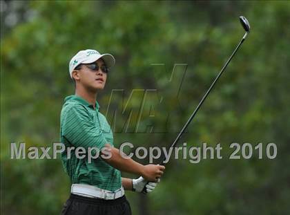 Thumbnail 1 in NCHSAA 4A Boys Golf Championships (Day 2) photogallery.