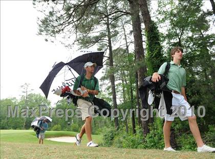Thumbnail 1 in NCHSAA 4A Boys Golf Championships (Day 2) photogallery.