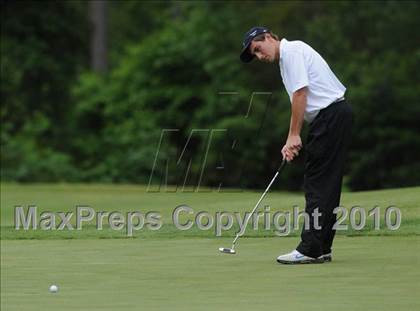 Thumbnail 1 in NCHSAA 4A Boys Golf Championships (Day 2) photogallery.