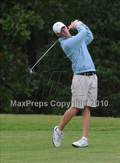 Thumbnail 1 in NCHSAA 4A Boys Golf Championships (Day 2) photogallery.