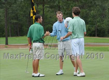 Thumbnail 2 in NCHSAA 4A Boys Golf Championships (Day 2) photogallery.