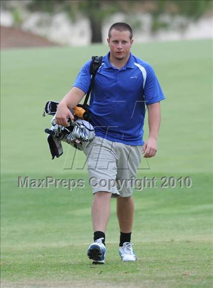 Thumbnail 2 in NCHSAA 4A Boys Golf Championships (Day 2) photogallery.