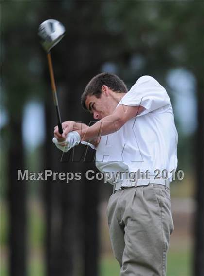 Thumbnail 3 in NCHSAA 4A Boys Golf Championships (Day 2) photogallery.