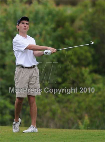 Thumbnail 3 in NCHSAA 4A Boys Golf Championships (Day 2) photogallery.