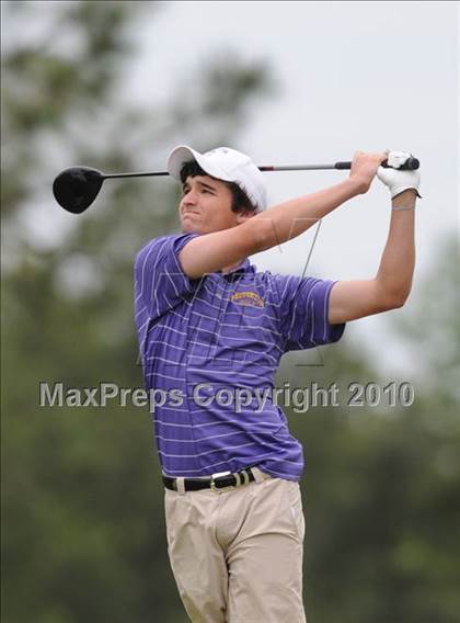 Thumbnail 1 in NCHSAA 4A Boys Golf Championships (Day 2) photogallery.