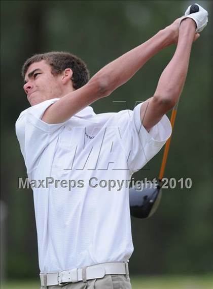 Thumbnail 3 in NCHSAA 4A Boys Golf Championships (Day 2) photogallery.