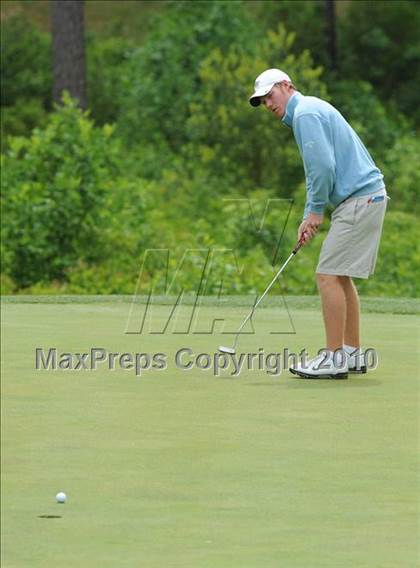 Thumbnail 1 in NCHSAA 4A Boys Golf Championships (Day 2) photogallery.
