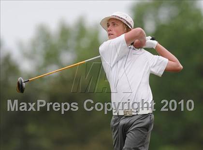 Thumbnail 3 in NCHSAA 4A Boys Golf Championships (Day 2) photogallery.