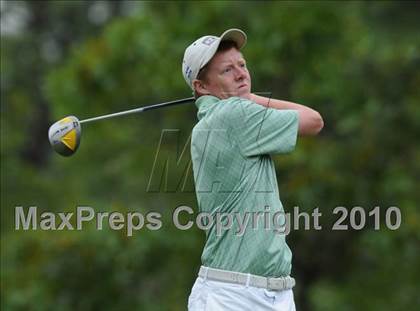 Thumbnail 3 in NCHSAA 4A Boys Golf Championships (Day 2) photogallery.