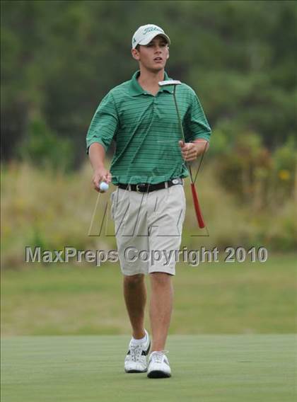 Thumbnail 1 in NCHSAA 4A Boys Golf Championships (Day 2) photogallery.