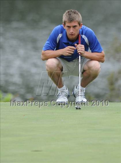 Thumbnail 1 in NCHSAA 4A Boys Golf Championships (Day 2) photogallery.