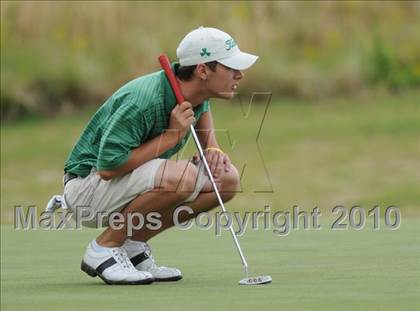 Thumbnail 2 in NCHSAA 4A Boys Golf Championships (Day 2) photogallery.