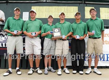 Thumbnail 2 in NCHSAA 4A Boys Golf Championships (Day 2) photogallery.