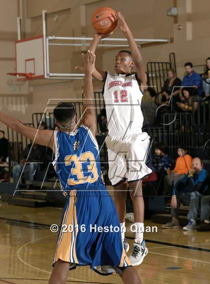 Thumbnail 2 in Brawley vs. Pacific Hills (MaxPreps Holiday Classic) photogallery.