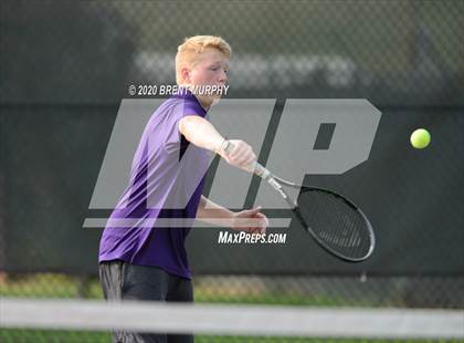 Thumbnail 2 in CHSAA Tennis 4A Region 4 Tournament Day 2 (Greeley, CO) photogallery.