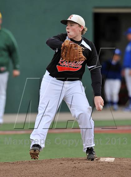 Thumbnail 3 in Rosehill Christian vs Temple Christian (Texas Private School Classic) photogallery.