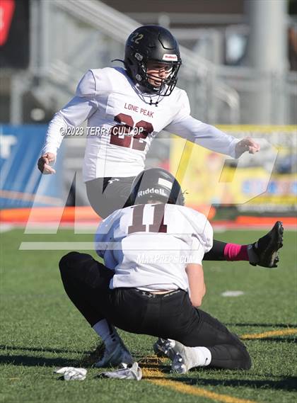 Thumbnail 2 in Lone Peak @ Mountain Ridge (UHSAA 6A Second Round) photogallery.