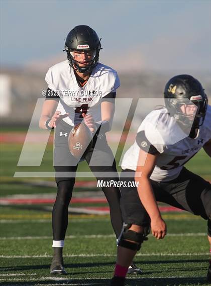 Thumbnail 2 in Lone Peak @ Mountain Ridge (UHSAA 6A Second Round) photogallery.