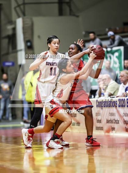 Thumbnail 3 in Strathmore vs. East Bakersfield (CIF D5 Central Section Championship) photogallery.