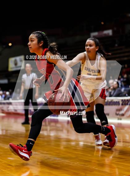 Thumbnail 3 in Strathmore vs. East Bakersfield (CIF D5 Central Section Championship) photogallery.