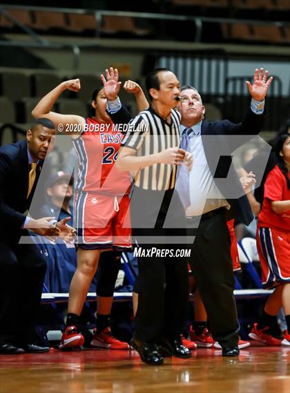 Thumbnail 1 in Strathmore vs. East Bakersfield (CIF D5 Central Section Championship) photogallery.