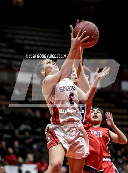 Thumbnail 1 in Strathmore vs. East Bakersfield (CIF D5 Central Section Championship) photogallery.