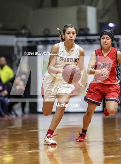 Thumbnail 1 in Strathmore vs. East Bakersfield (CIF D5 Central Section Championship) photogallery.