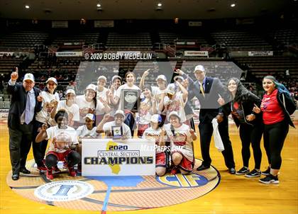 Thumbnail 1 in Strathmore vs. East Bakersfield (CIF D5 Central Section Championship) photogallery.